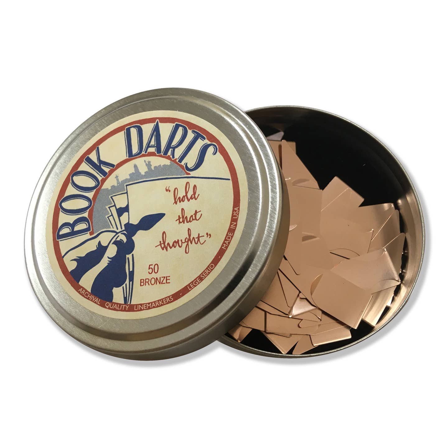 Tin Book Dart - Pack of 50