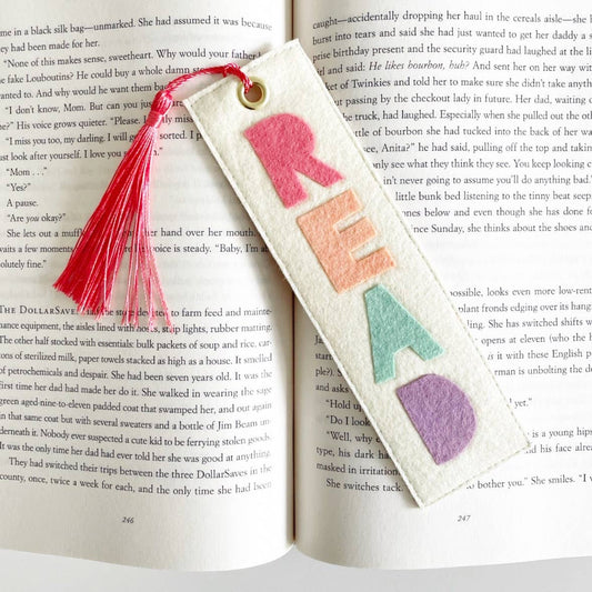 Read Felt Bookmark