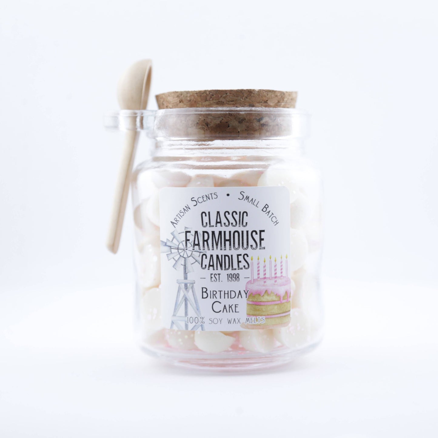 Soy Wax Melt Jar - Birthday Cake