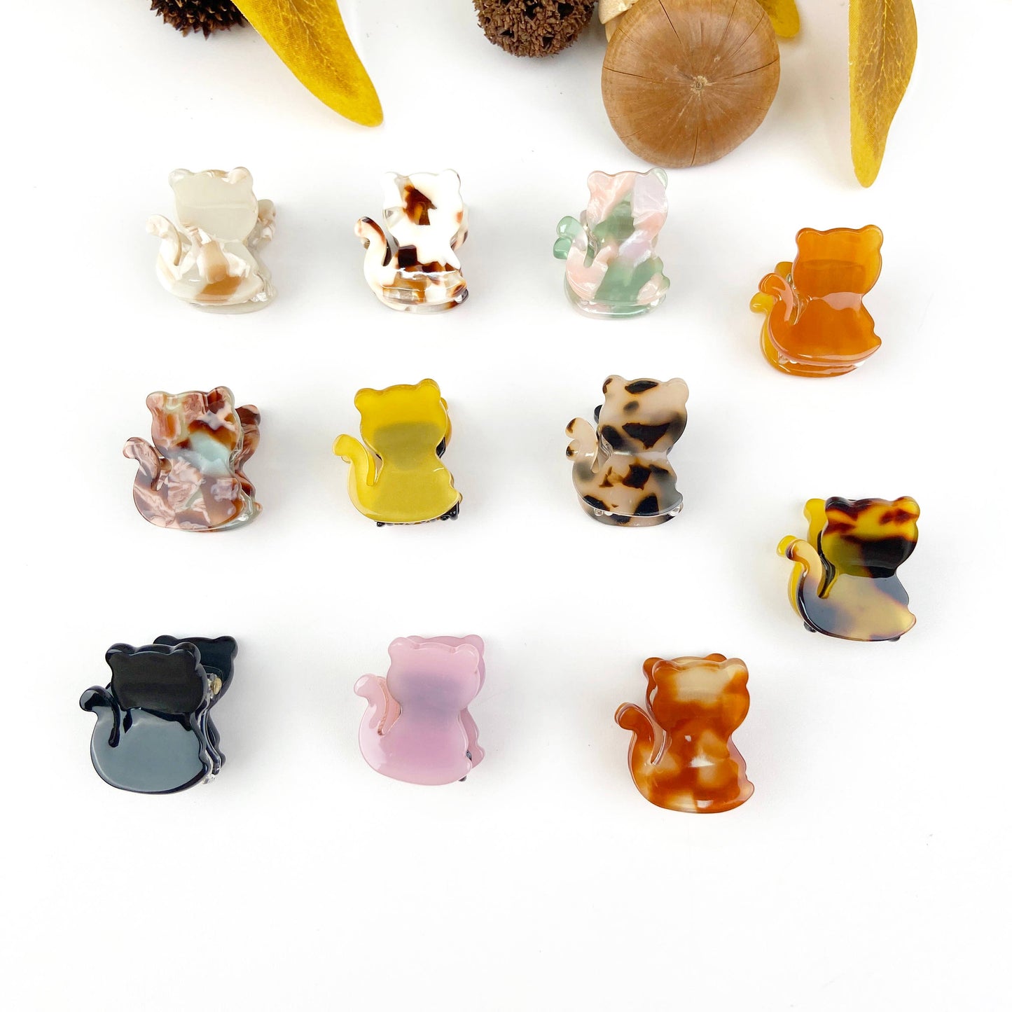 Mini Cute Cat Hair Claw Clip