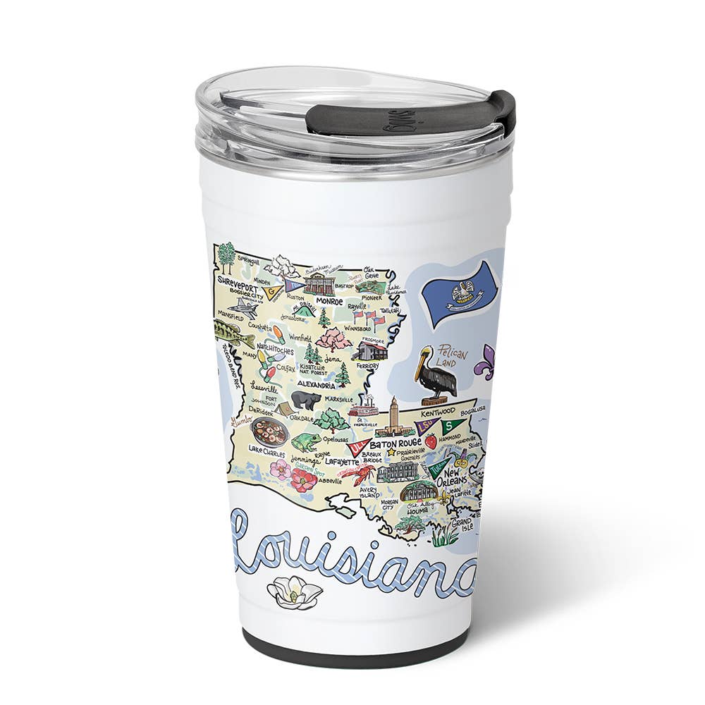 Louisiana Party Cup (24oz)