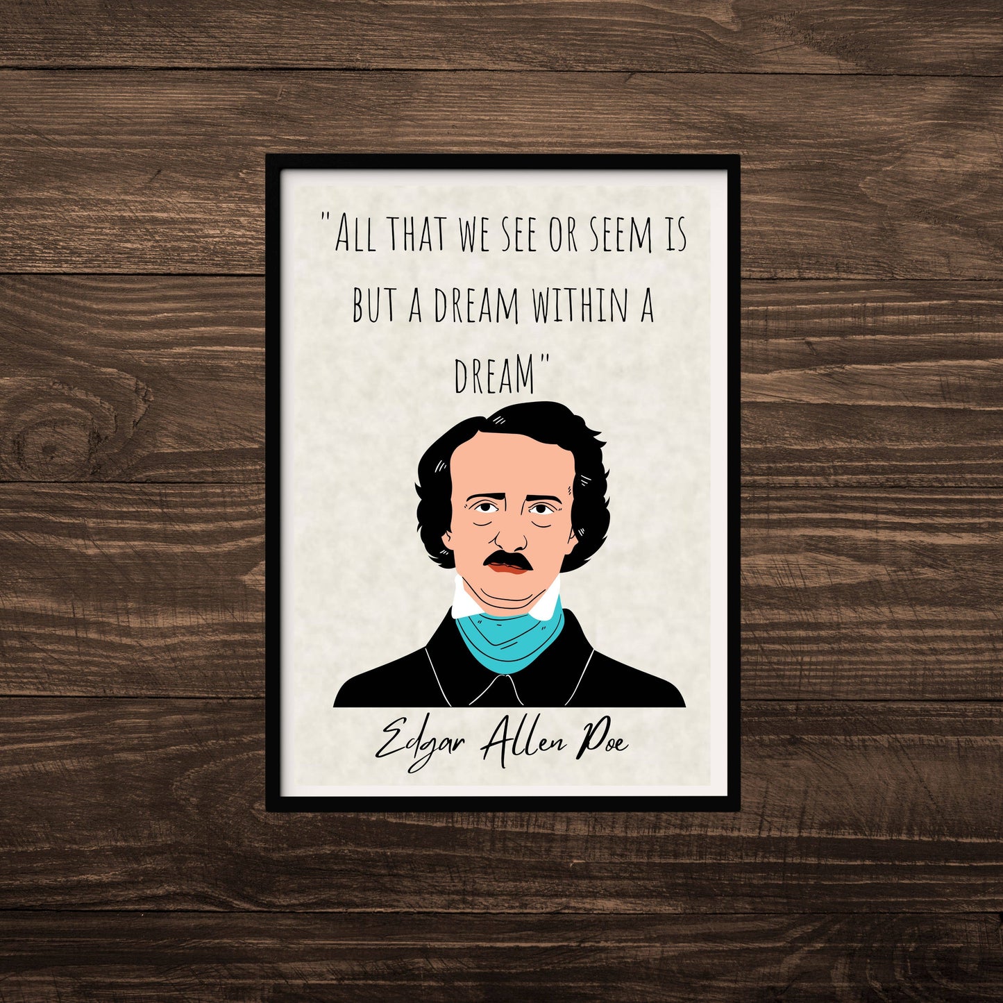 Author Series: Inspirational Quote Prints Vintage Styled
