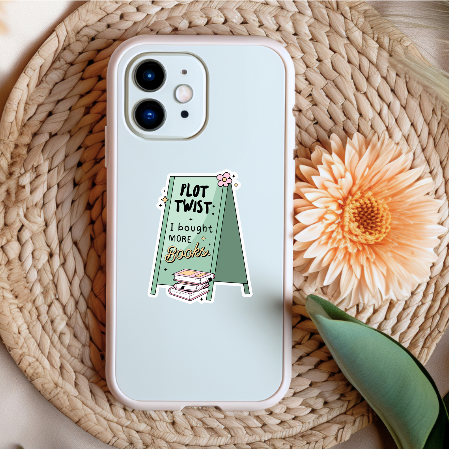 Plot Twist Vinyl Sticker