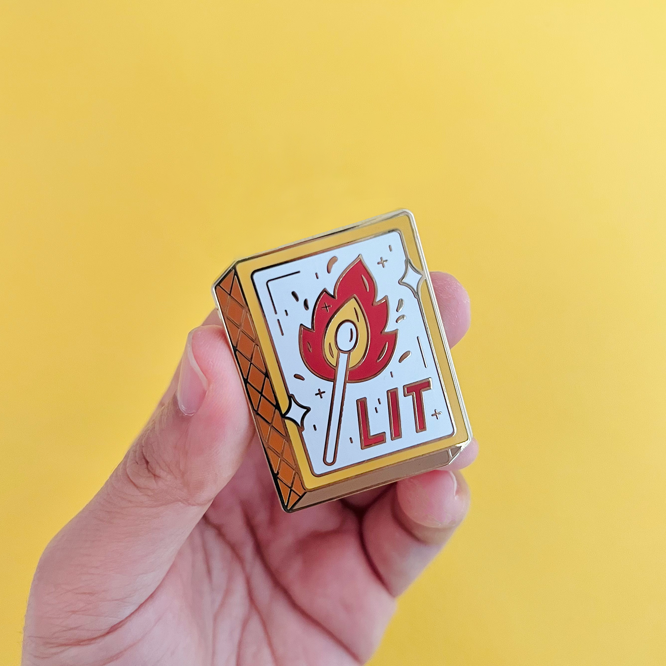 Lit Enamel Pin