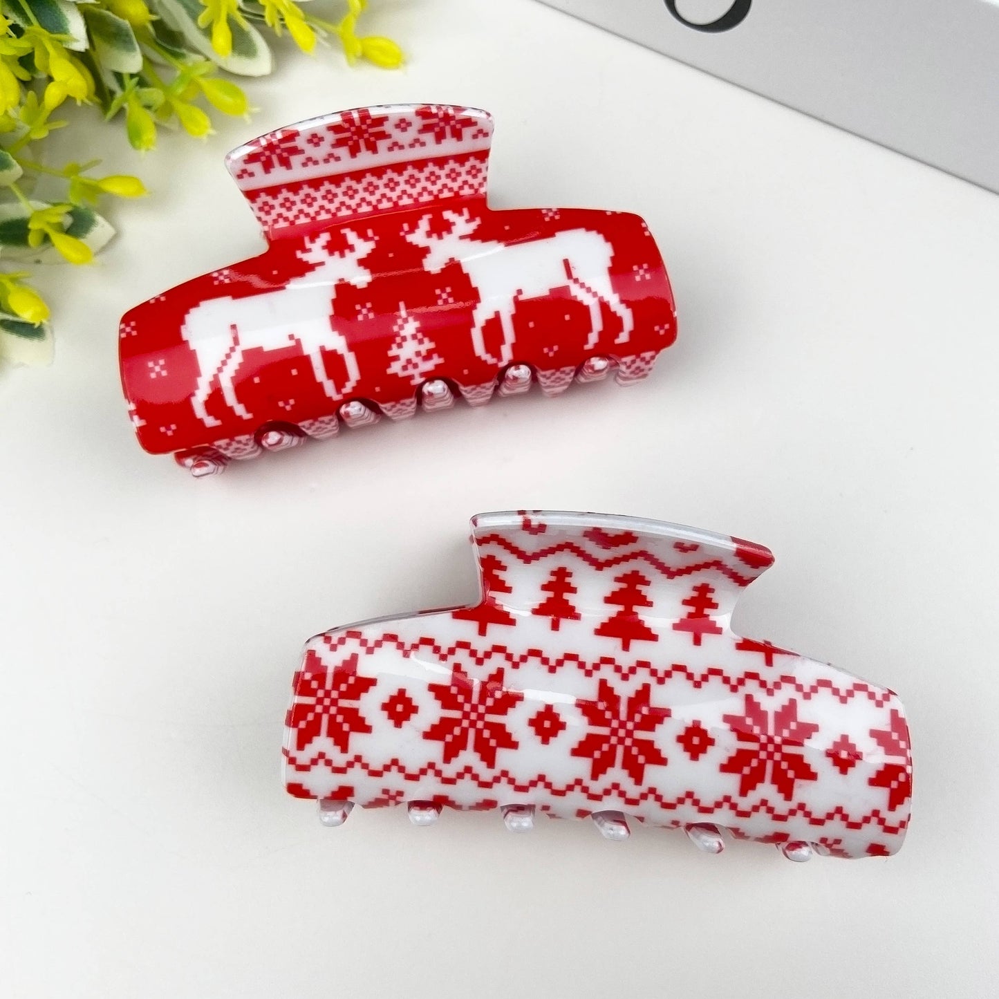 Christmas cute sweet hair clip elk