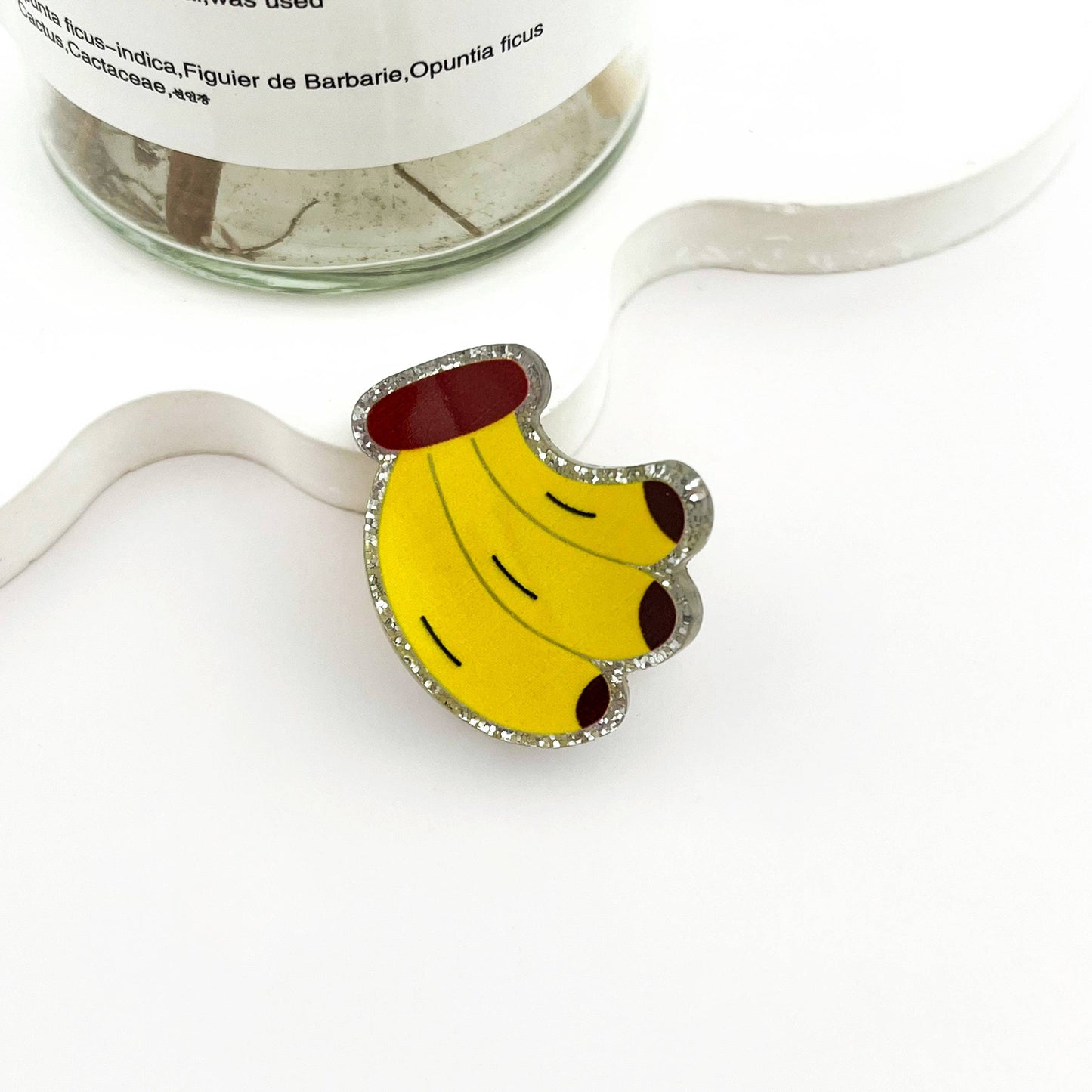 🍓 Mini Sparkly Fruit Hair Claw – Cute Glitter Clip ✨