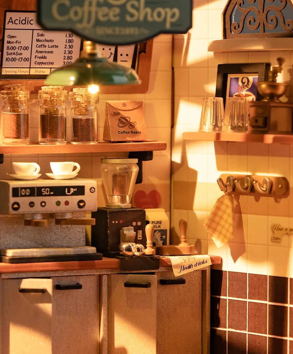 DIY Miniature House Kit: No. 17 Caf√©