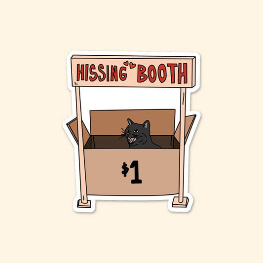 Hissing Booth Sticker