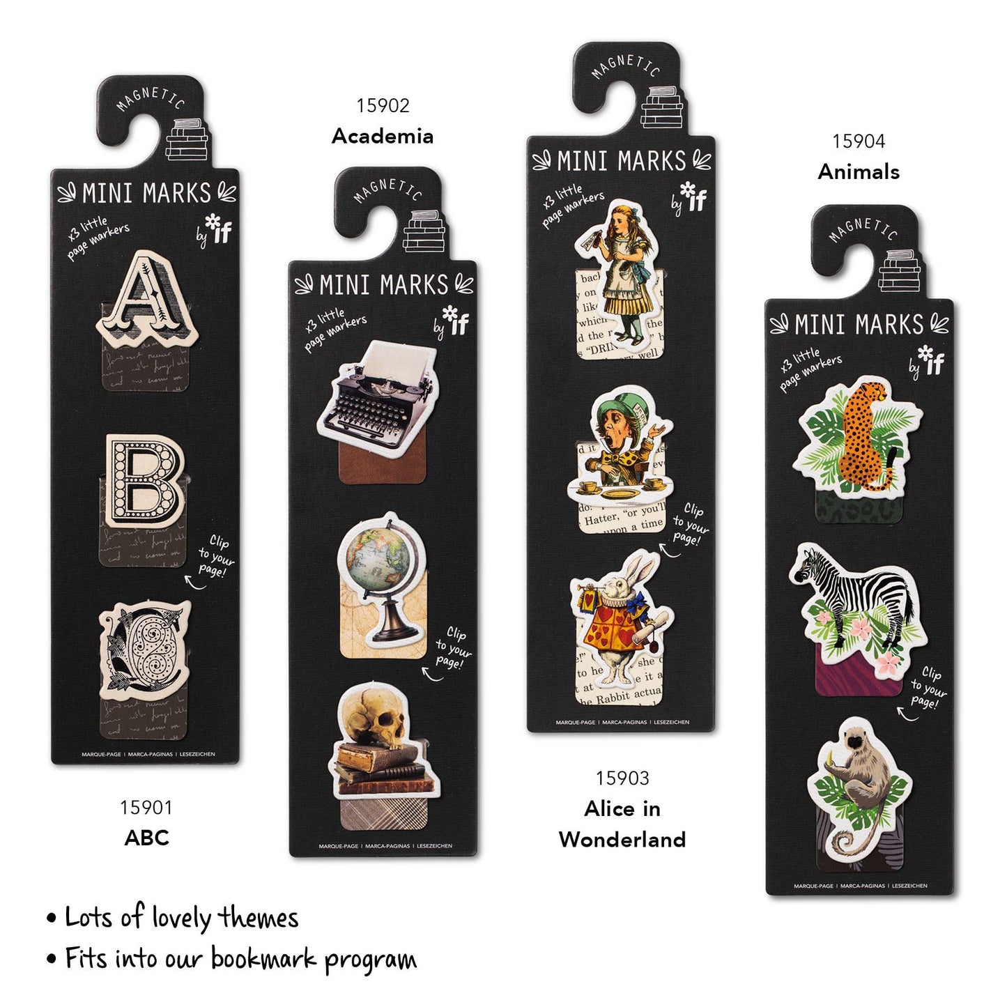 Mini-Marks Magnetic Bookmarks