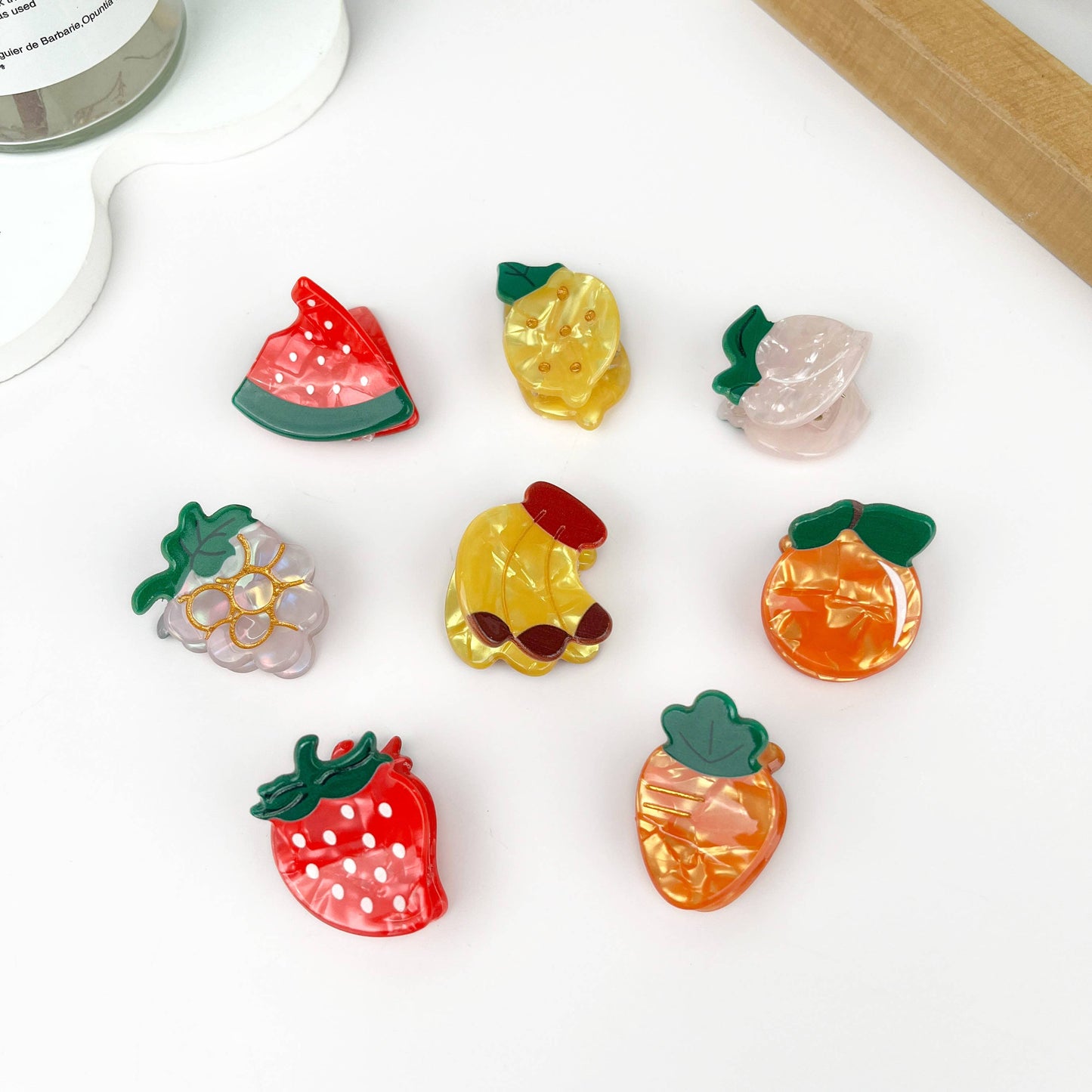 Mini Cute Fruit Hair Claw Clips