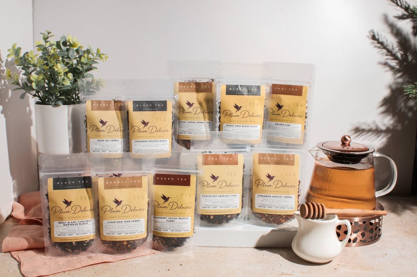 Mardi Gras Blend Black Tea (Cinnamon-Pecan)