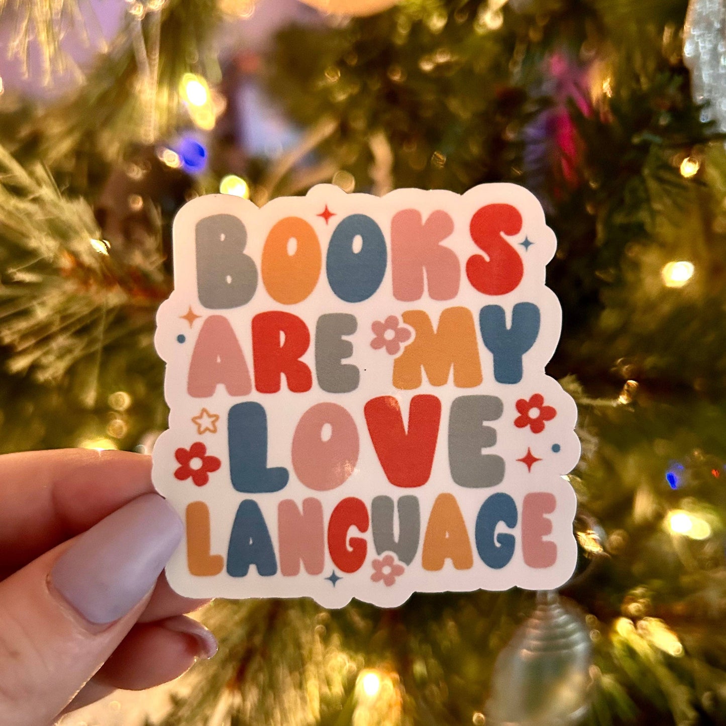 Books Are My Love Language Sticker