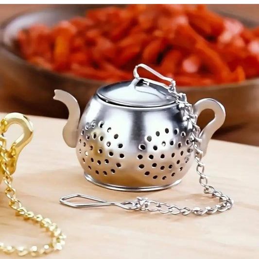 Tea Pot Infuser for Boutique Bliss, Loose Tea  Silver Color