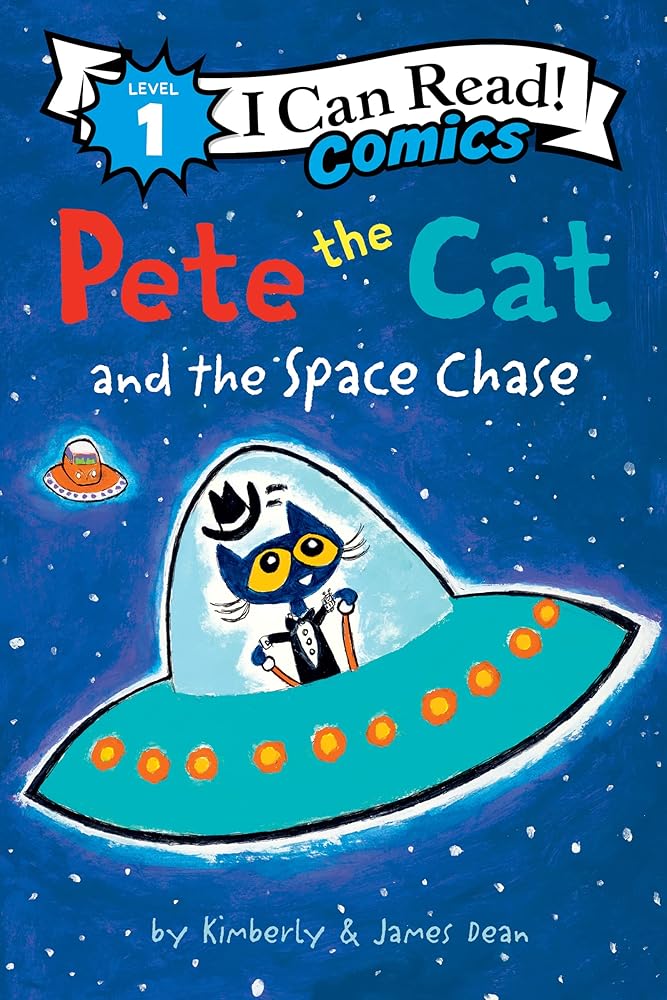 Pete the Cat and the Space Chase (I Can Read Comics Level 1) cover image