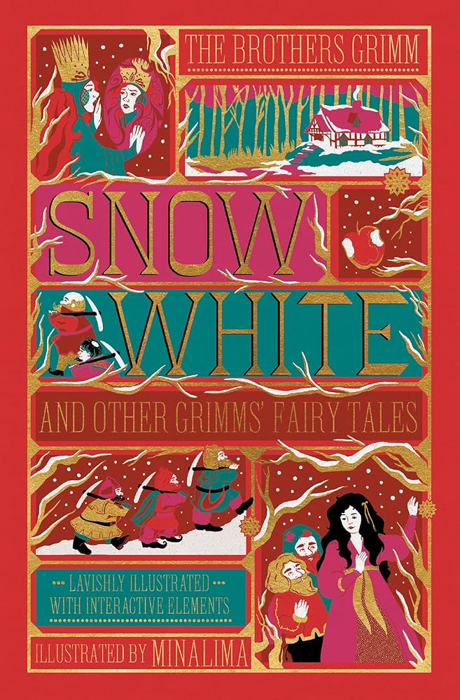 Snow White and Other Grimms' Fairy Tales: Illustrated with Interactive Elements cover image