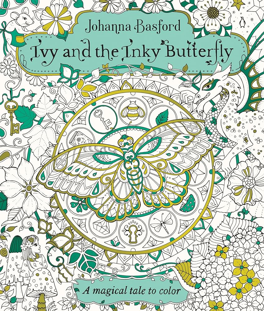 Ivy and the Inky Butterfly: A Magical Tale to Color cover image