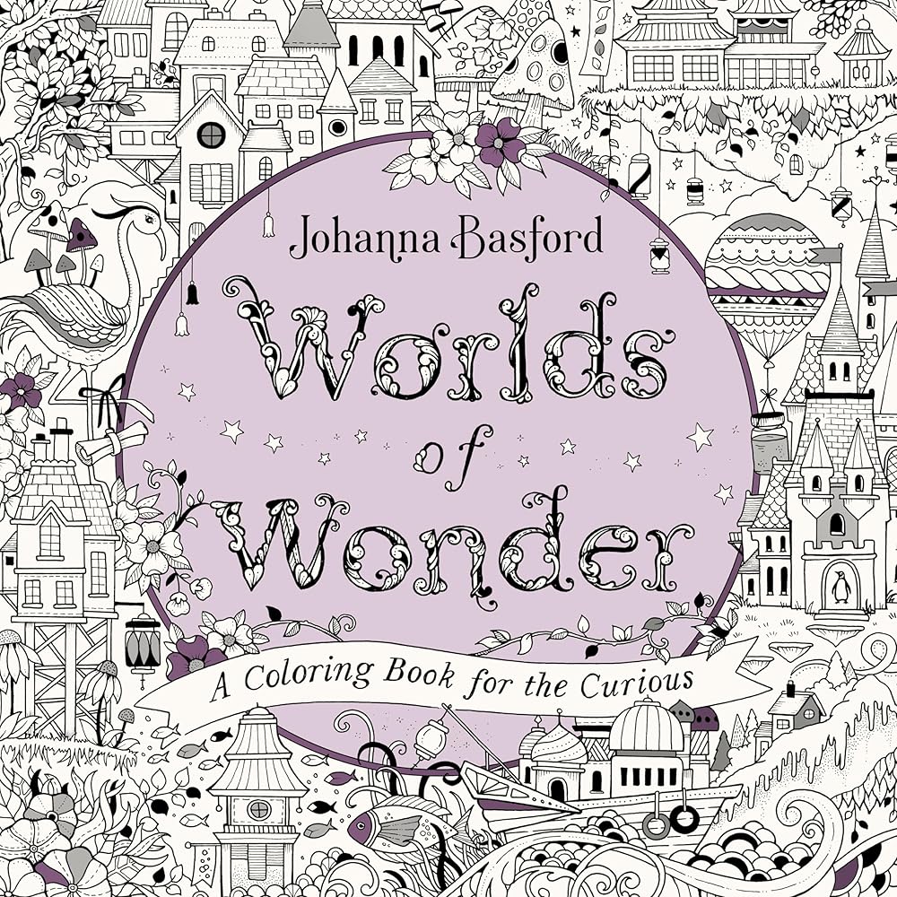 Worlds of Wonder: A Coloring Book for the Curious cover image