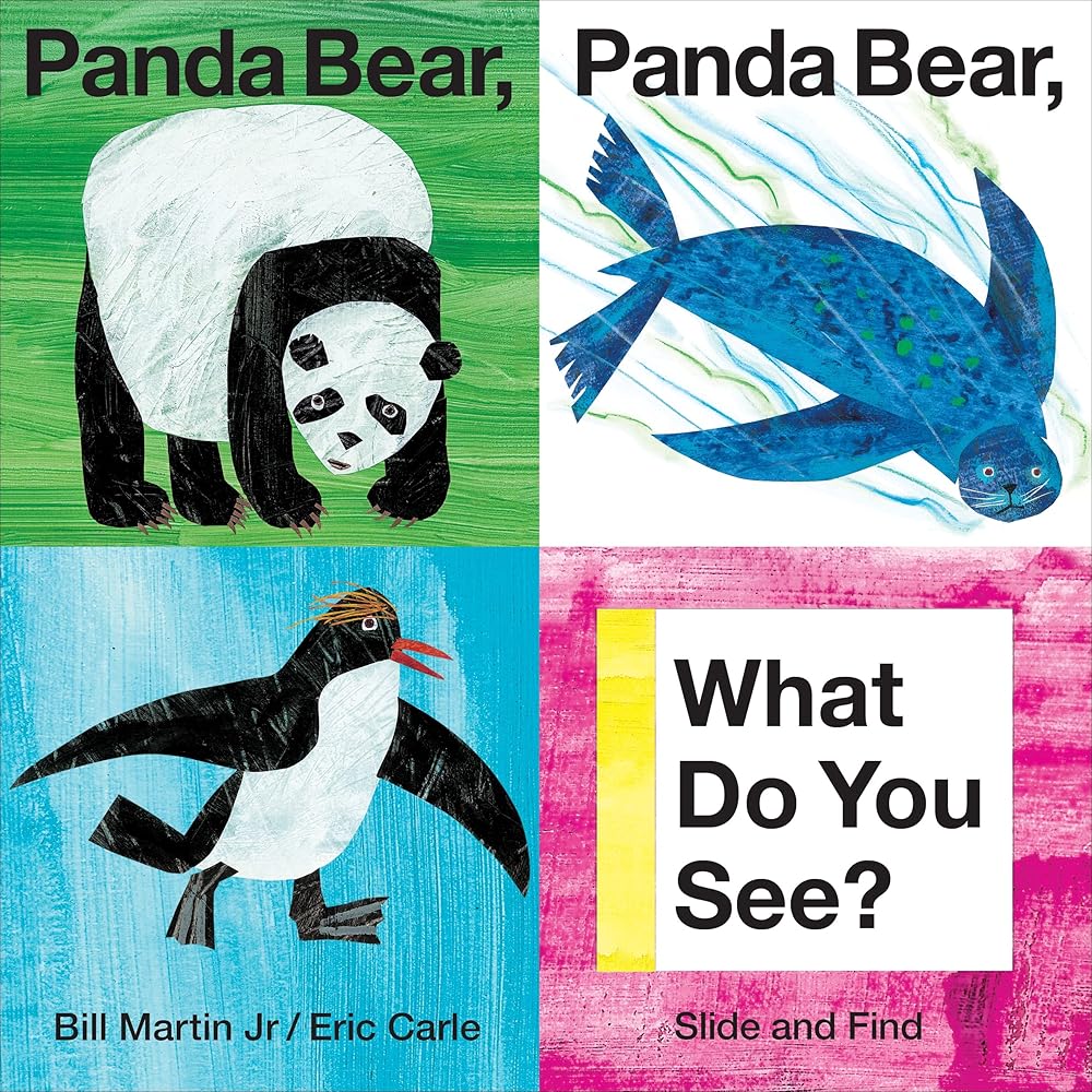 Panda Bear, Panda Bear, What Do You See?: Slide and Find (Brown Bear and Friends) cover image