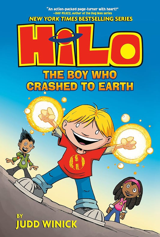 Hilo Book 1: The Boy Who Crashed to Earth: (A Graphic Novel) cover image