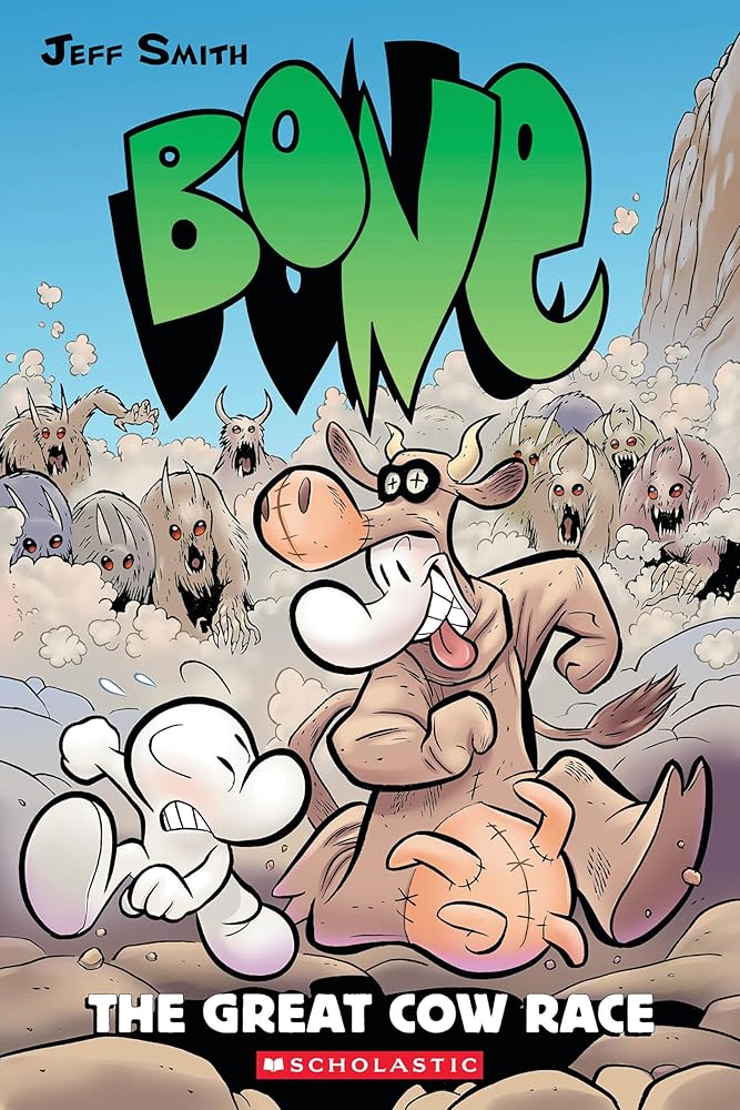 The Great Cow Race: A Graphic Novel (BONE #2) cover image