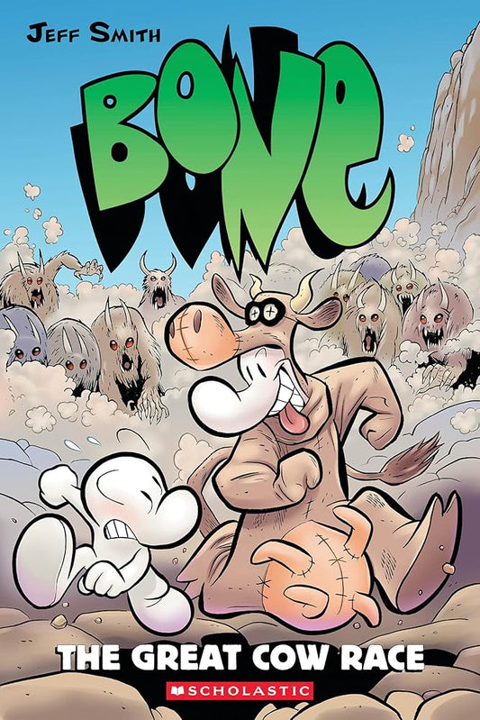 The Great Cow Race: A Graphic Novel (BONE #2) cover image