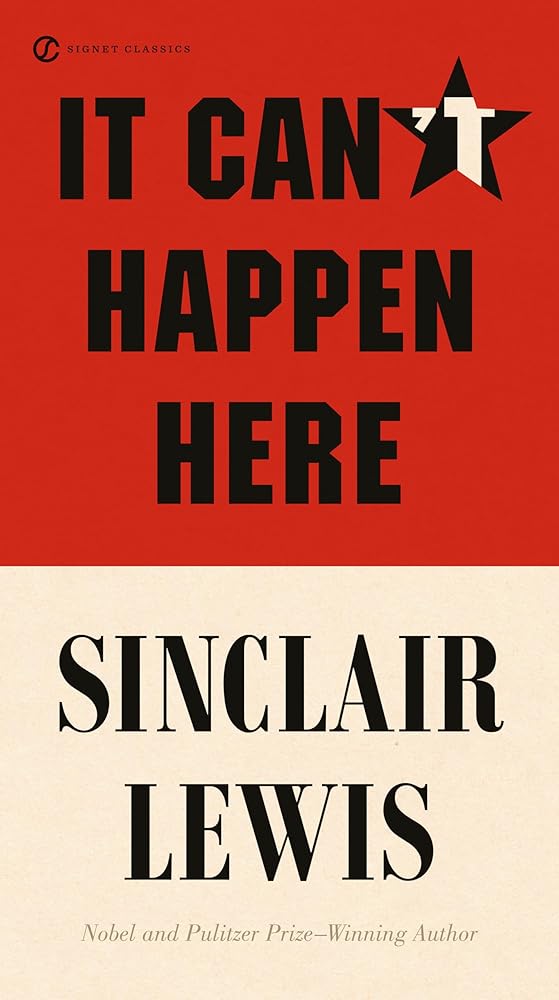 It Can't Happen Here (Signet Classics) cover image