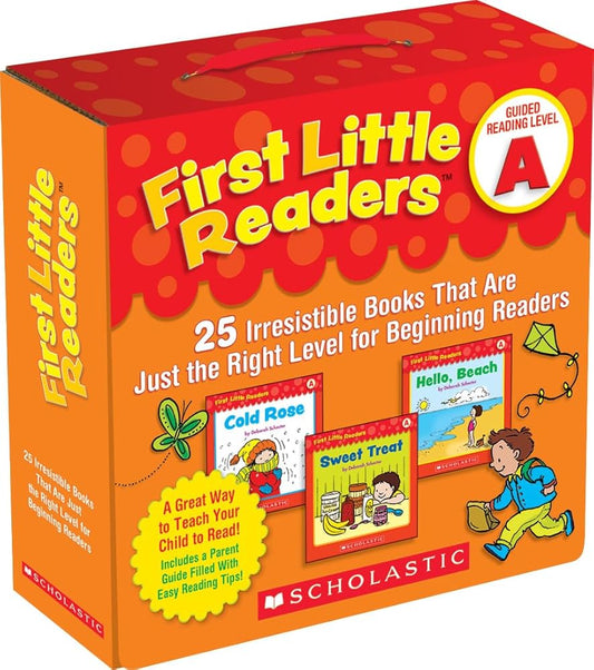 First Little Readers Parent Pack: Guided Reading Level A: 25 Irresistible Books That Are Just the Right Level for Beginning Readers cover image