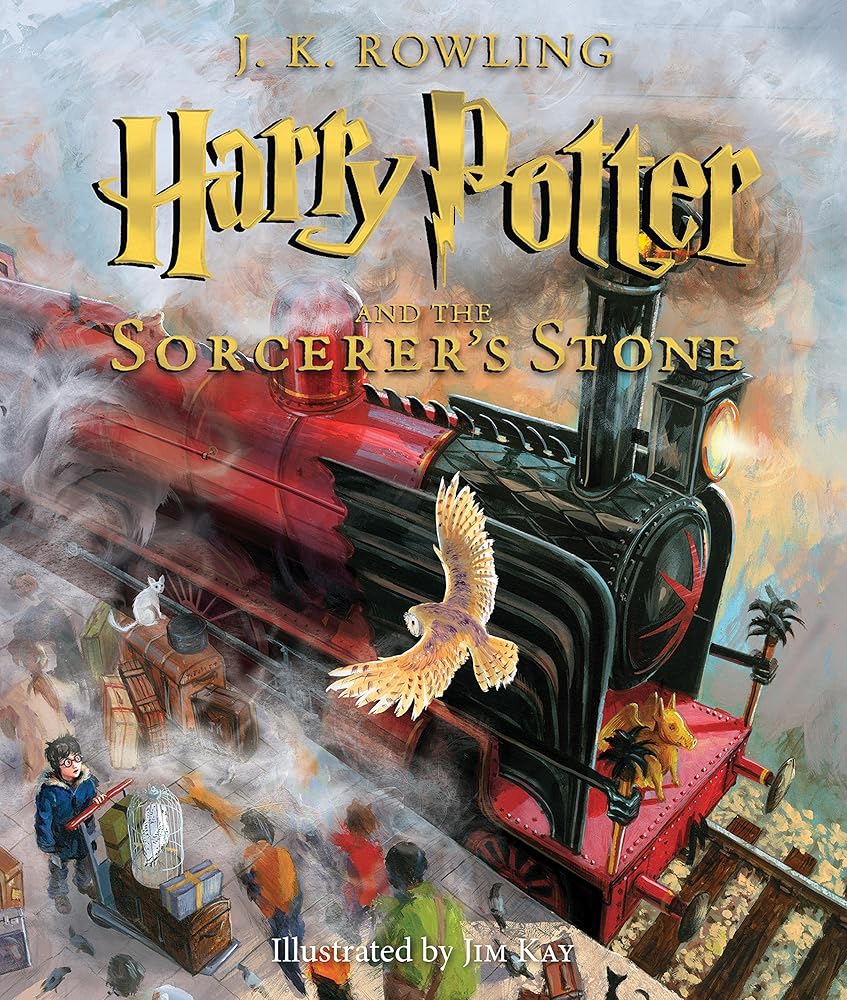 Harry Potter and the Sorcerer's Stone: The Illustrated Edition (Harry Potter, Book 1) cover image
