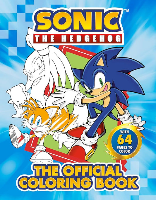 Sonic the Hedgehog: The Official Coloring Book cover image