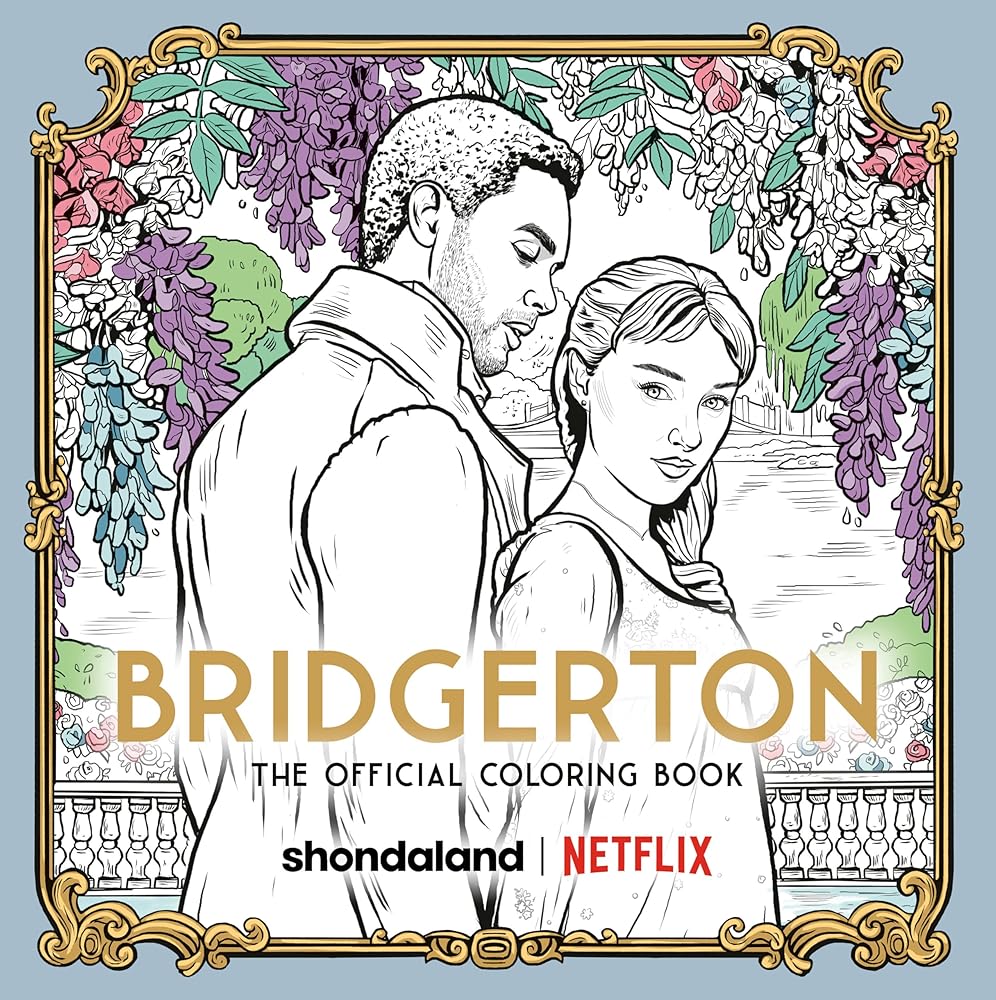 Bridgerton: The Official Coloring Book cover image