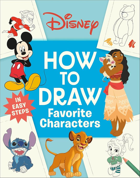 Disney How to Draw Favorite Characters cover image