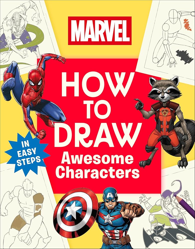 Marvel How to Draw Awesome Characters cover image
