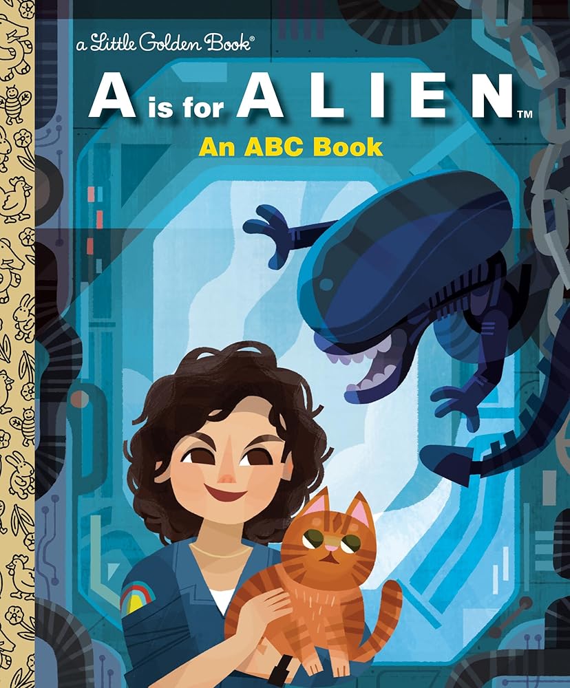A Is for Alien: An ABC Book (20th Century Studios) (Little Golden Book) cover image