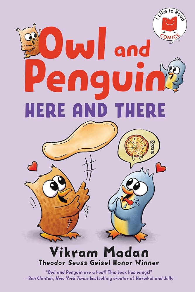 Owl and Penguin: Here and There (I Like to Read Comics) cover image