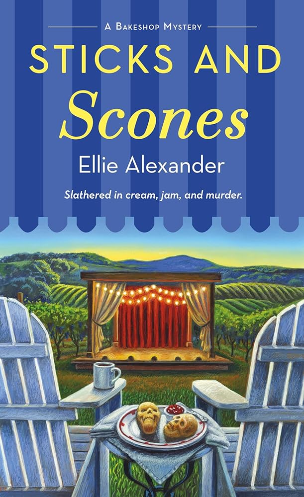 Sticks and Scones: A Bakeshop Mystery (A Bakeshop Mystery, 19) cover image