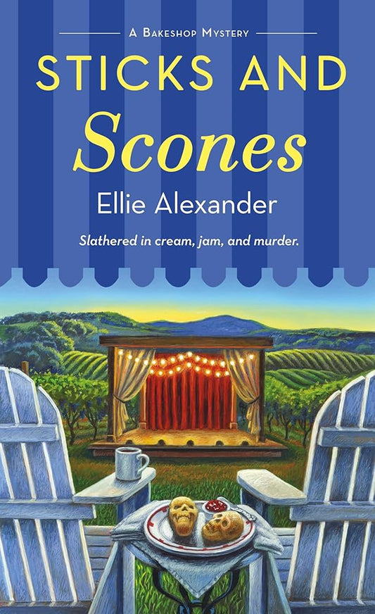 Sticks and Scones: A Bakeshop Mystery (A Bakeshop Mystery, 19) cover image