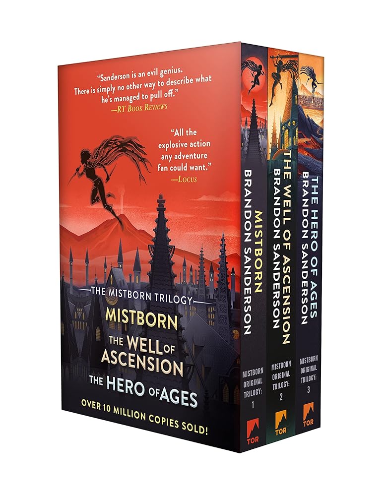 Mistborn Trilogy TPB Boxed Set: Mistborn, The Well of Ascension, The Hero of Ages (The Mistborn Saga) cover image