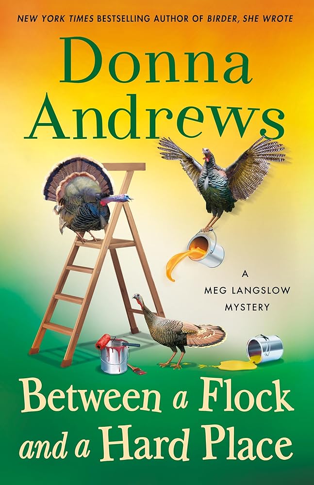 Between a Flock and a Hard Place: A Meg Langslow Mystery (Meg Langslow Mysteries, 35) cover image