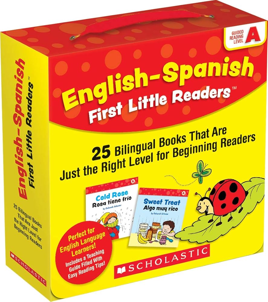 English-Spanish First Little Readers: Guided Reading Level A (Parent Pack): 25 Bilingual Books That are Just the Right Level for Beginning Readers cover image