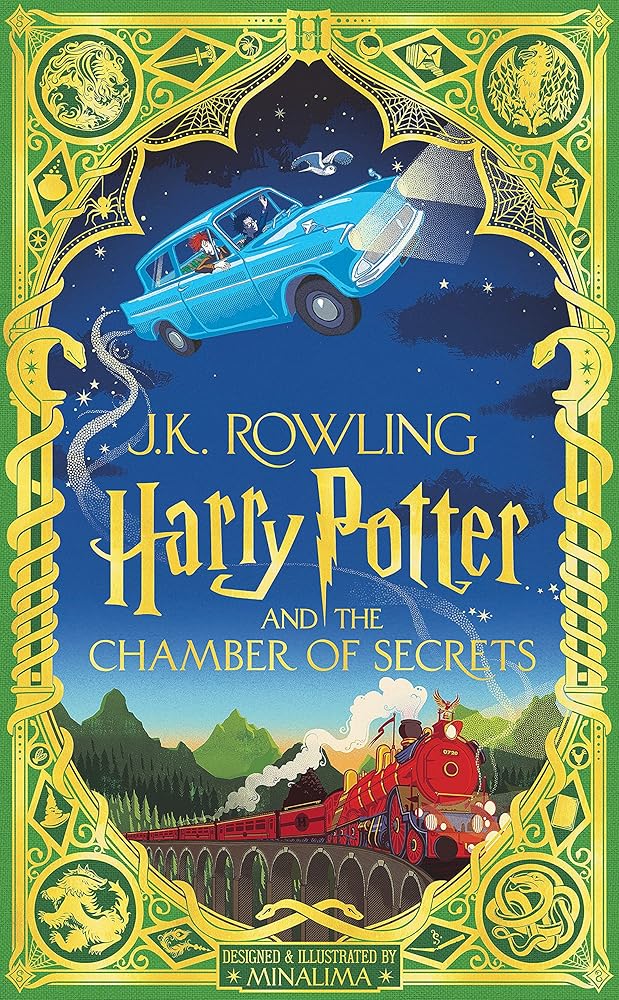 Harry Potter and the Chamber of Secrets (Harry Potter, Book 2) (MinaLima Edition) (2) cover image