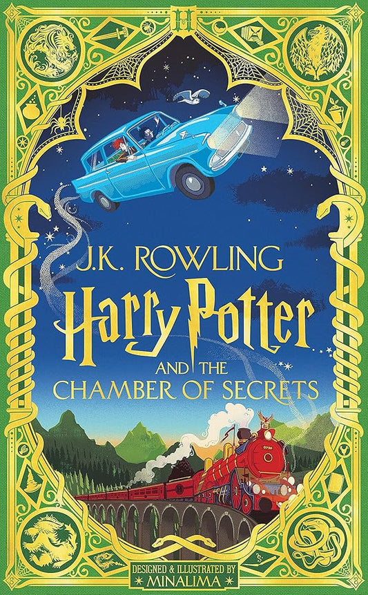 Harry Potter and the Chamber of Secrets (Harry Potter, Book 2) (MinaLima Edition) (2) cover image
