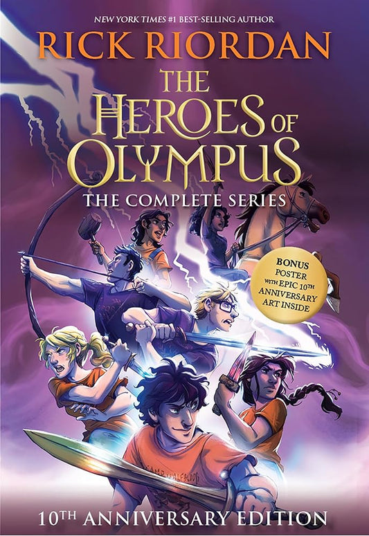 Heroes of Olympus Paperback Boxed Set, The-10th Anniversary Edition (The Heroes of Olympus) cover image