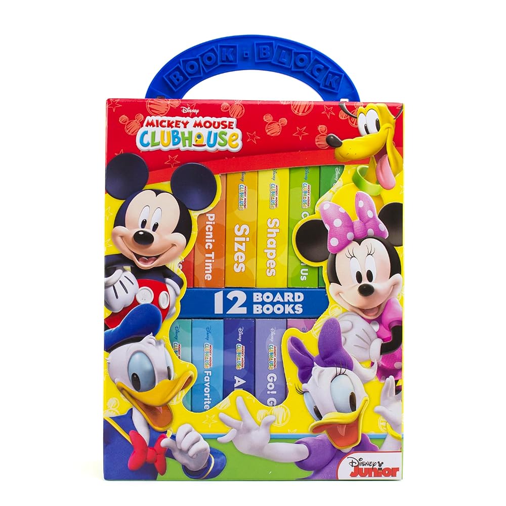 Disney Junior Mickey Mouse Clubhouse - My First Library Board Book Block 12-Book Set - PI Kids cover image