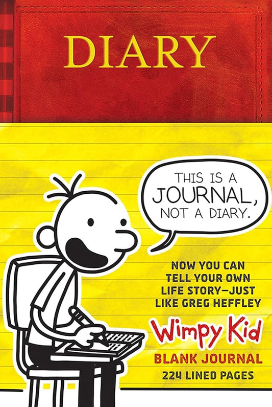 The Diary of a Wimpy Kid Blank Journal: 224 Lined Pages and Jeff Kinney Spot Art Throughout (More from the Wimpy World) cover image