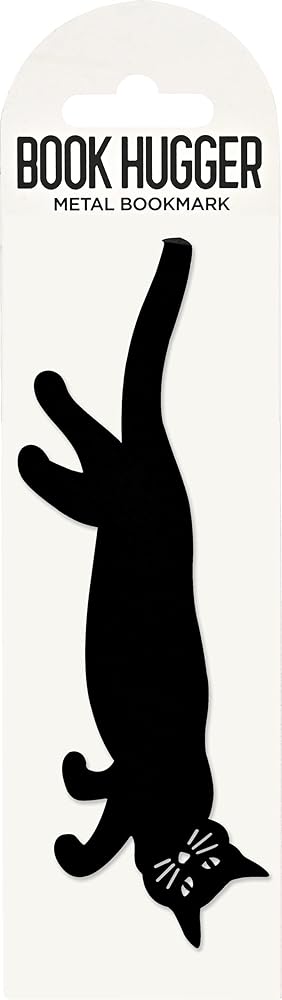 Curious Cat 'Hanging' Metal Bookmark (Book Hugger series) cover image