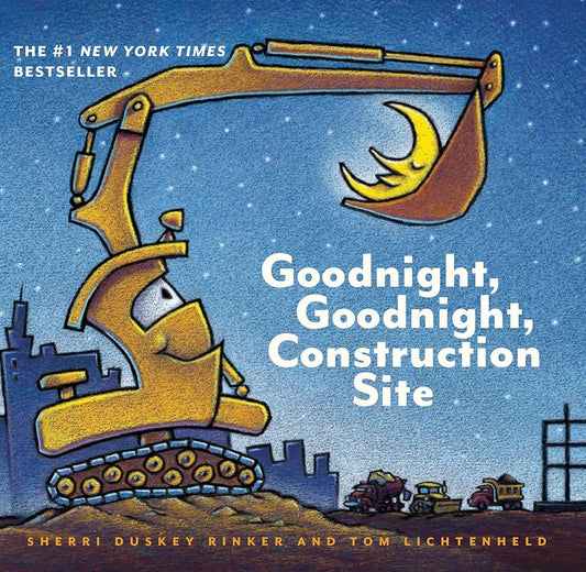 Goodnight, Goodnight Construction Site (Board Book for Toddlers, Children's Board Book) cover image