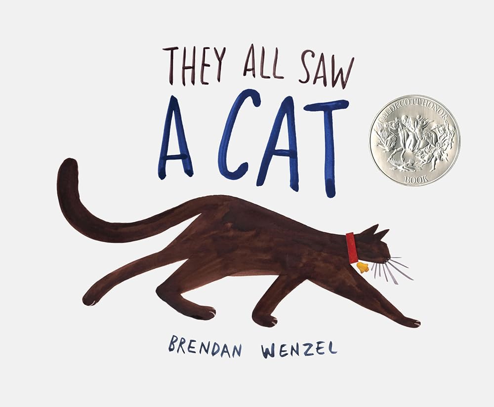 They All Saw a Cat (Brendan Wenzel) cover image