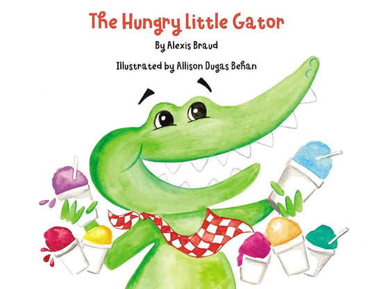 Hungry Little Gator, The cover image