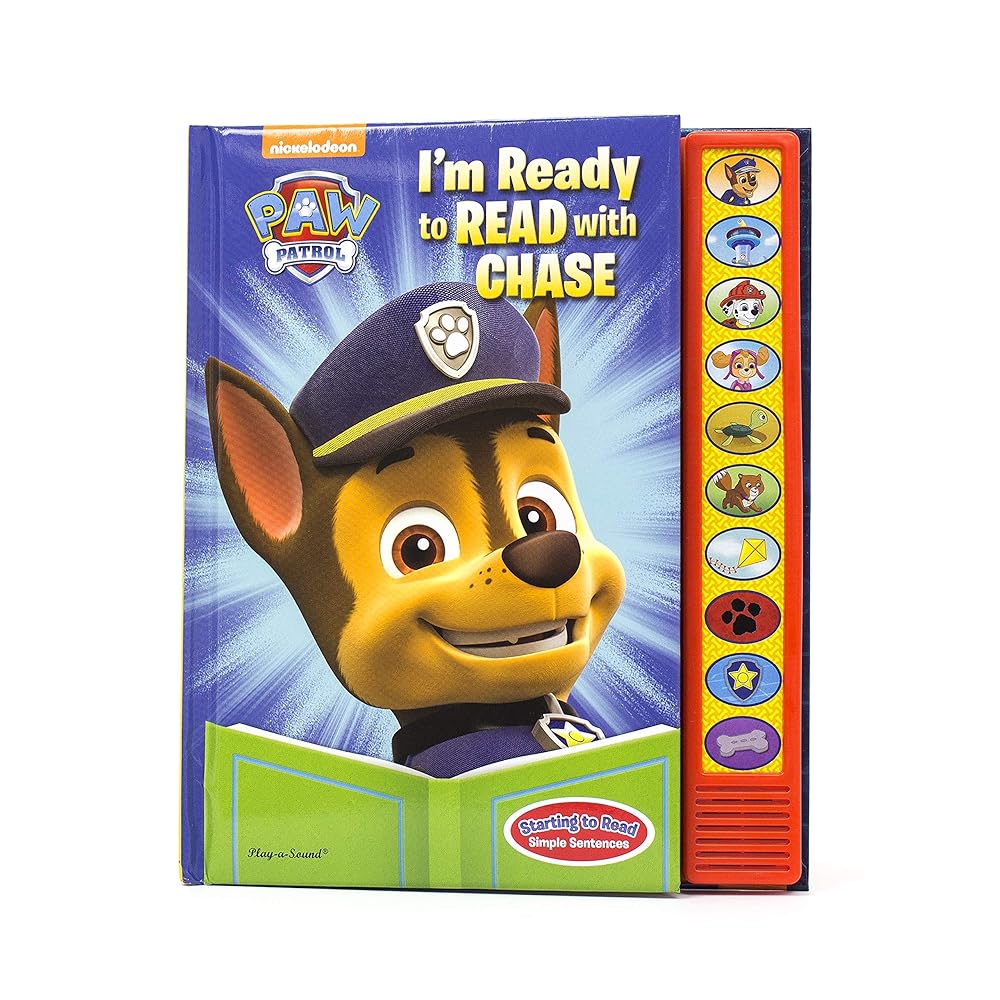 Paw Patrol - I'm Ready To Read with Chase Sound Book - Play-a-Sound - PI Kids cover image