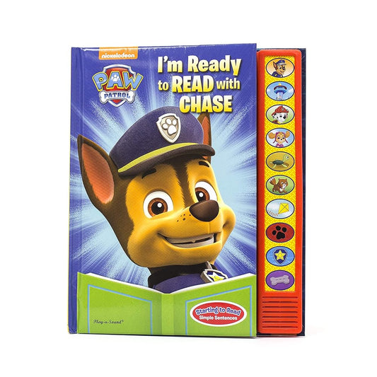 Paw Patrol - I'm Ready To Read with Chase Sound Book - Play-a-Sound - PI Kids cover image